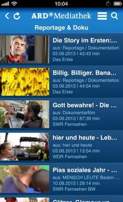 ARD Mediathek android App screenshot 10
