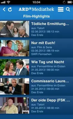 ARD Mediathek android App screenshot 11